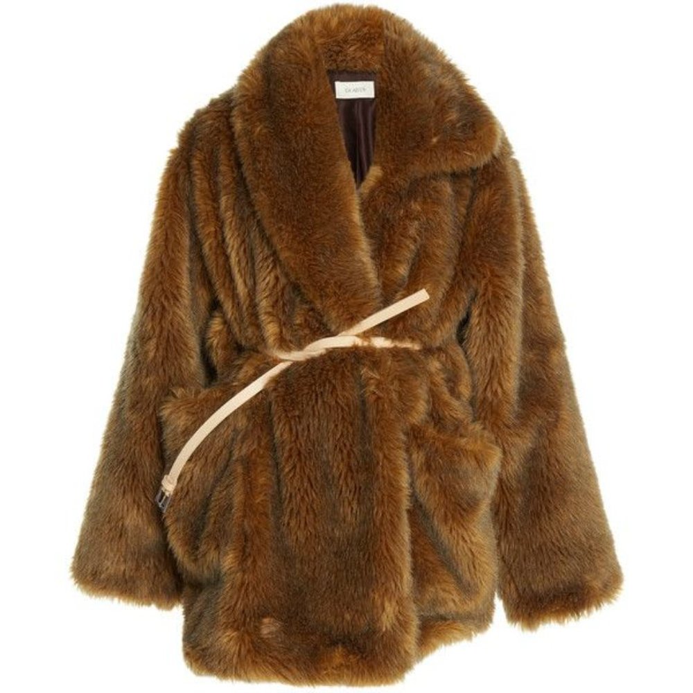 ISA ARFEN FAUX FUR COAT -- ORIGINAL PRICE $1800.00